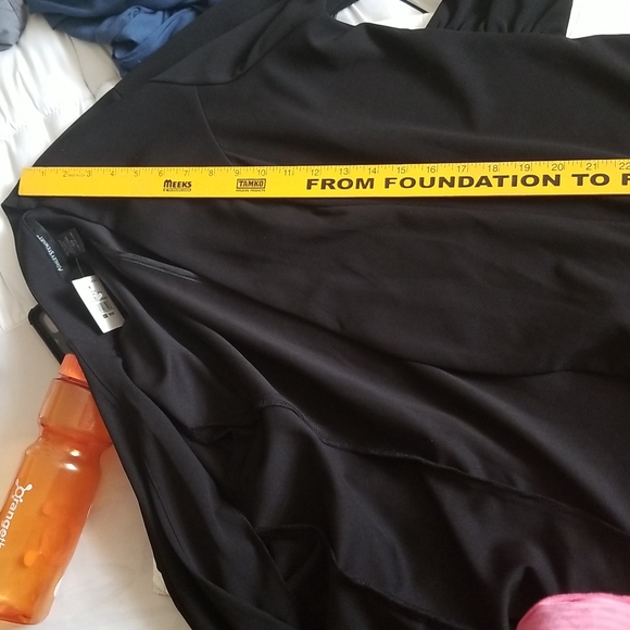 New Ashley Stewart Crepe Knit Faux Wrap Jacket Blazer - Picture 10 of 11